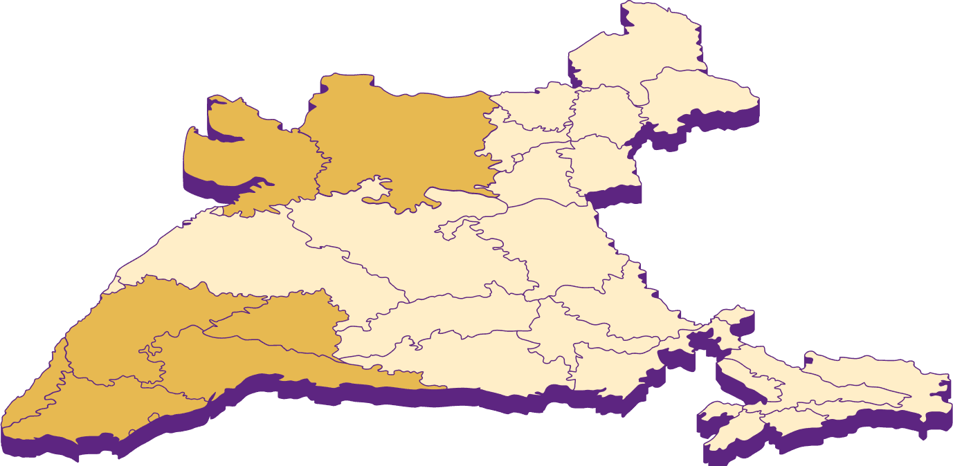 India Map - Cooba's Presence